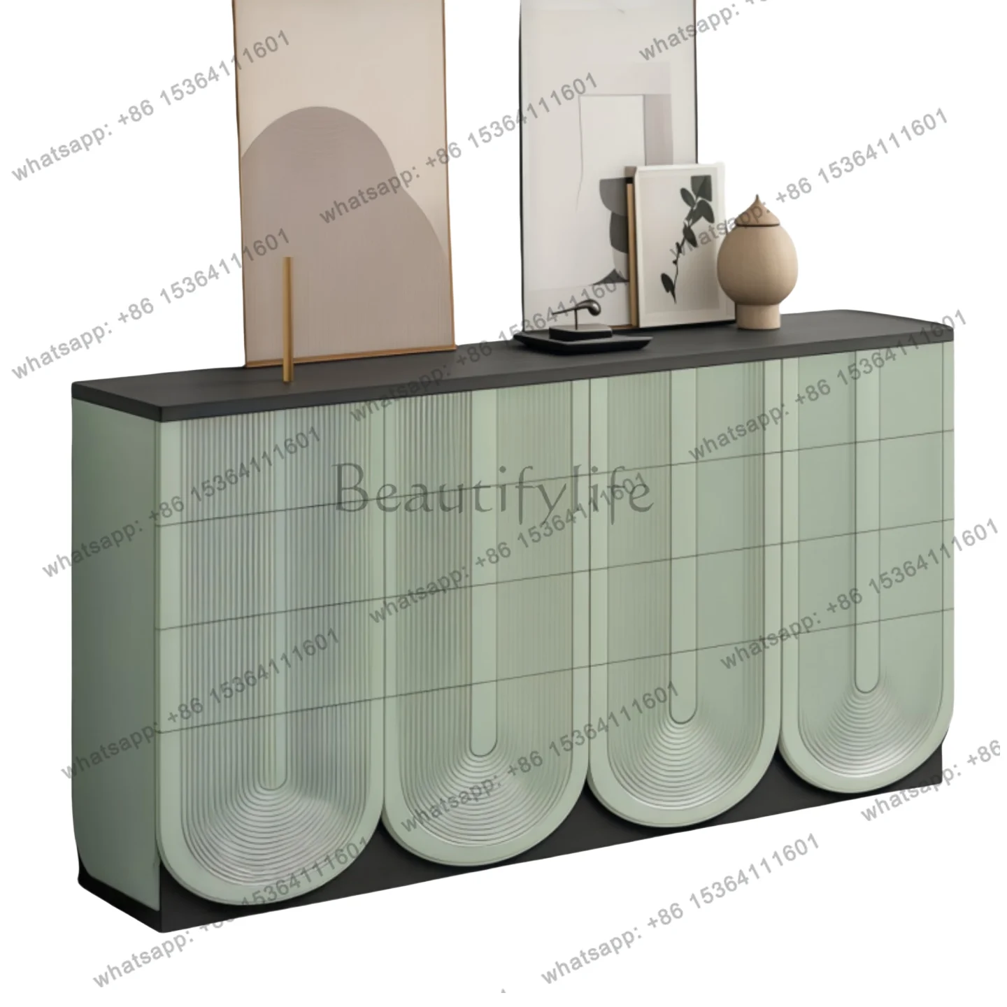Original Italian minimalist paint dining side cabinet entrance modern minimalist bedroom bucket locker