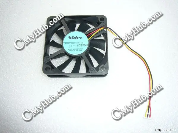 For Nidec D06R 24SS1 04B DC24V 0.12A 6015 6CM 60mm 60x60x15mm 3Pin 3Wire Cooling Fan D06R-24SS1  24SS1 04B