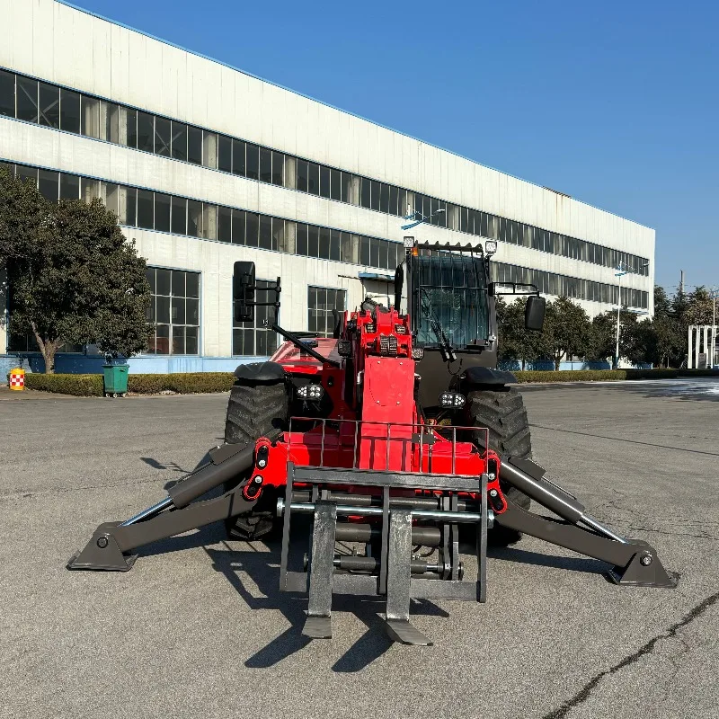 For Small Diesel-Powered Telescopic Handler Forklift with Yunnei Engine for Materials Handling Telehandler Telescopic Forklift