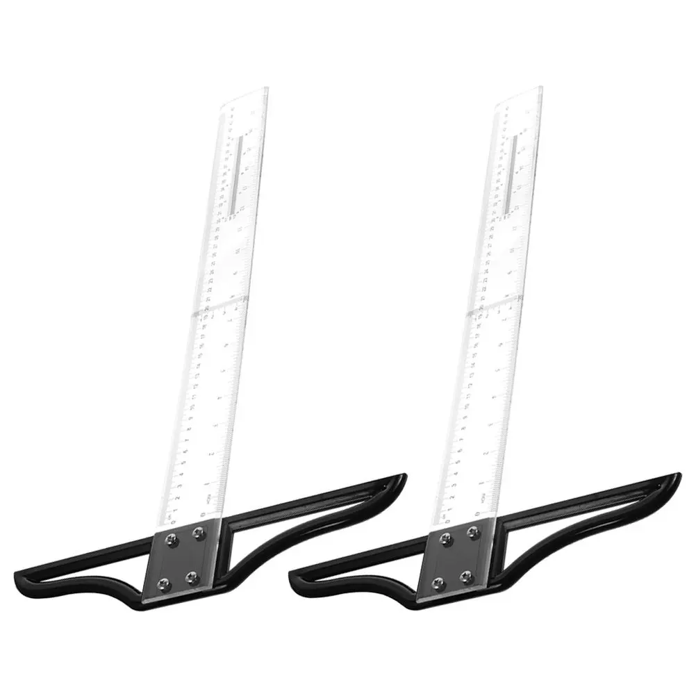 Portable Ruler for Measuring and Marking Use Sturdy Acrylic ABS Material Precision Measurement Ruler for Artists