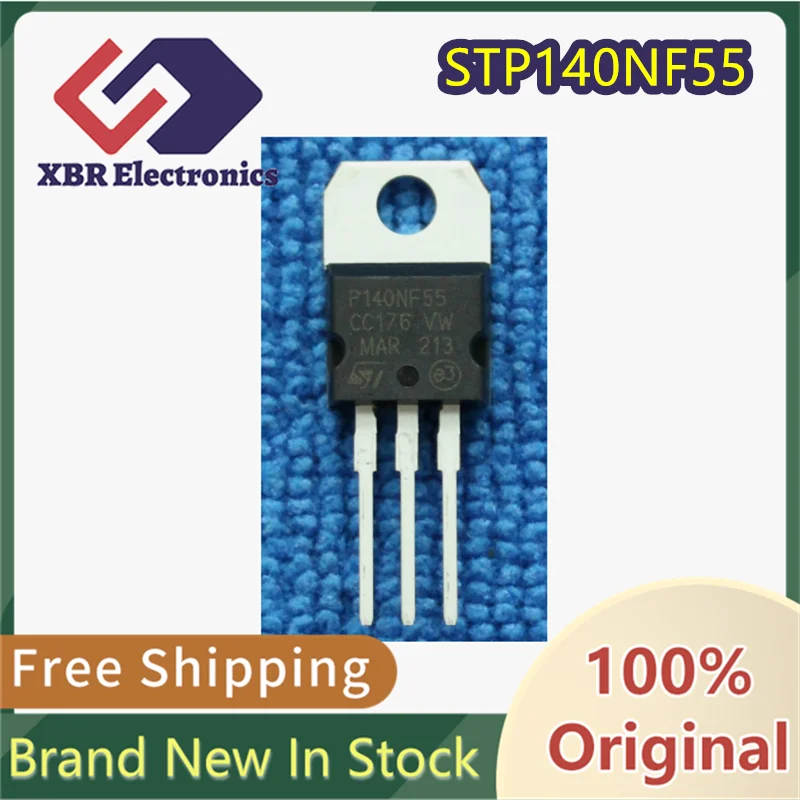 

(10/50 pieces) P140NF55 STP140NF55 MOS Field Effect Transistor 140A 55V TO-220 Brand New Original In Stock Free Shipping