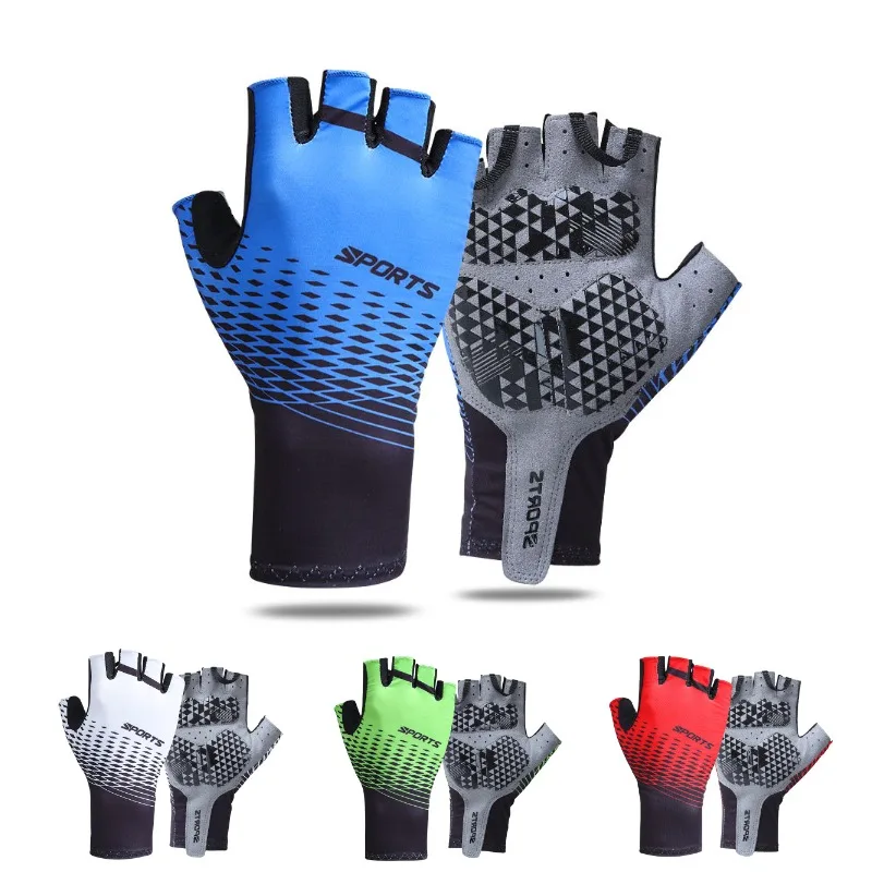 Cycling Gloves Half Full Fingers Bicycle Fingerless Summer MTB Cycl Glove Men Woman for Spotrs Gym Fitness Fishing Bike Training