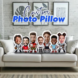 Custom Photo Cushion Humanoid Personalized Filling photo Cushion DIY Pillow for Putting Picture of Parent and Couple Christmas