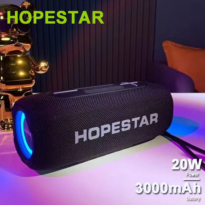 

HOPESTAR P32 20W High power Boombox Speakers Portable bluetooth super Subwoofer mp3 player powerful column soundbox Audio center