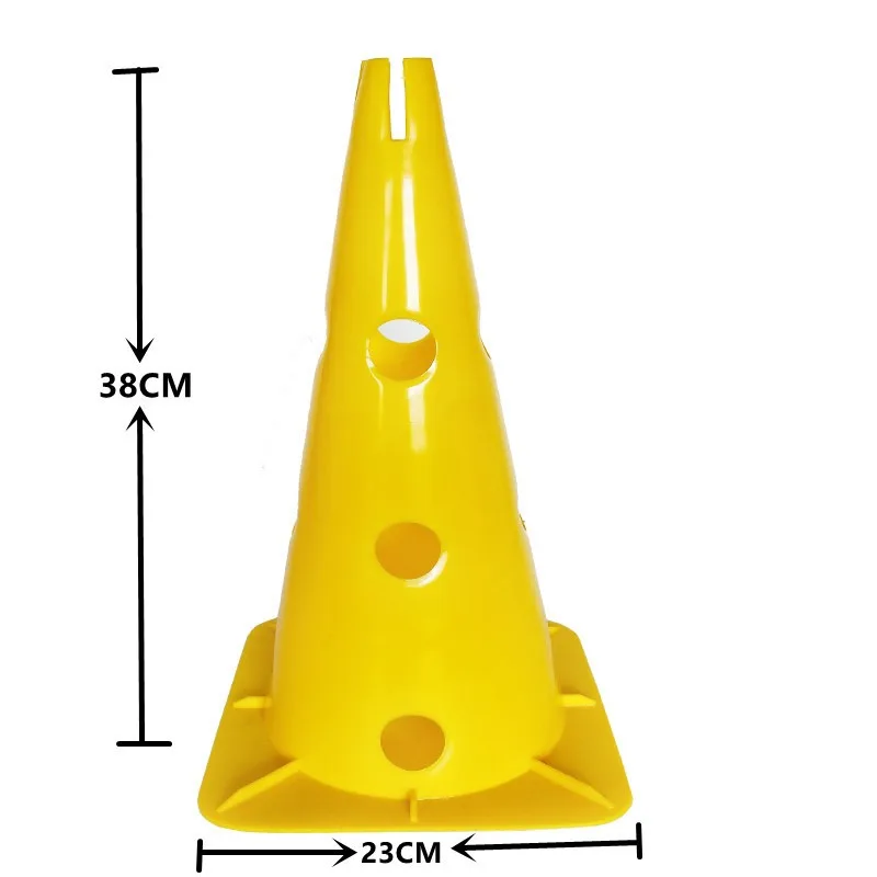 

5 Pcs PE Football Sign Bucket Wear-resistant Multifunction Marking Cone Soccer Aid Training Euipment Barrier Hurdle Accessory