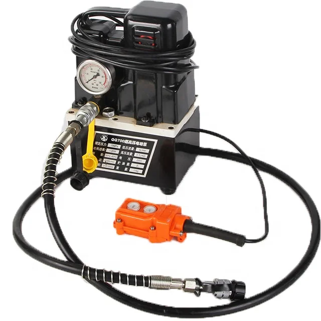 

QQ-700 Portable electric hydraulic pump hydraulic oil pump 220V 700 bar