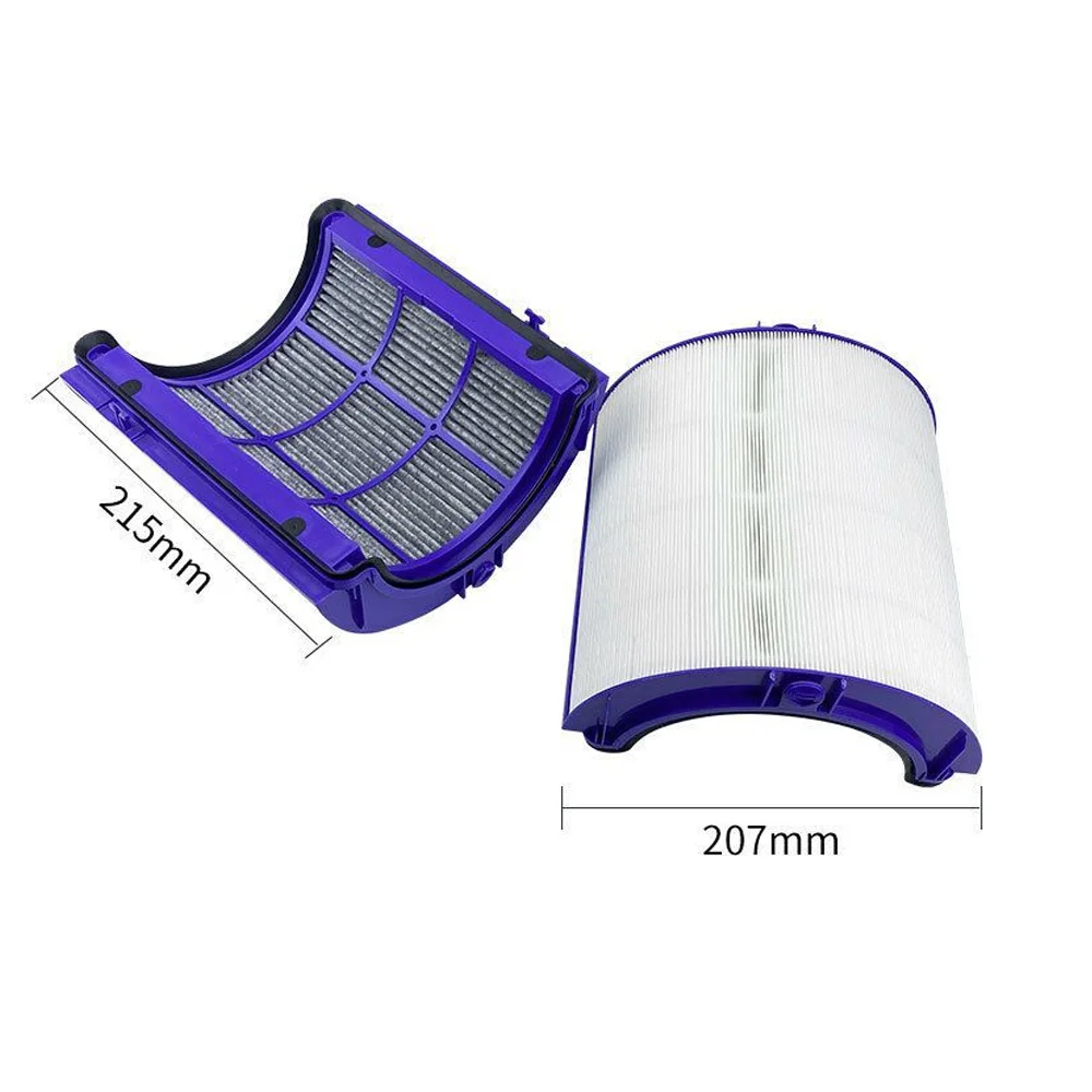 Carbon Fiber Evaporator Filter & 2-IN-1 HEPA+Carbon Filter For Dyson PH01 PH02 PH03 PH04 Air Purifier view 3