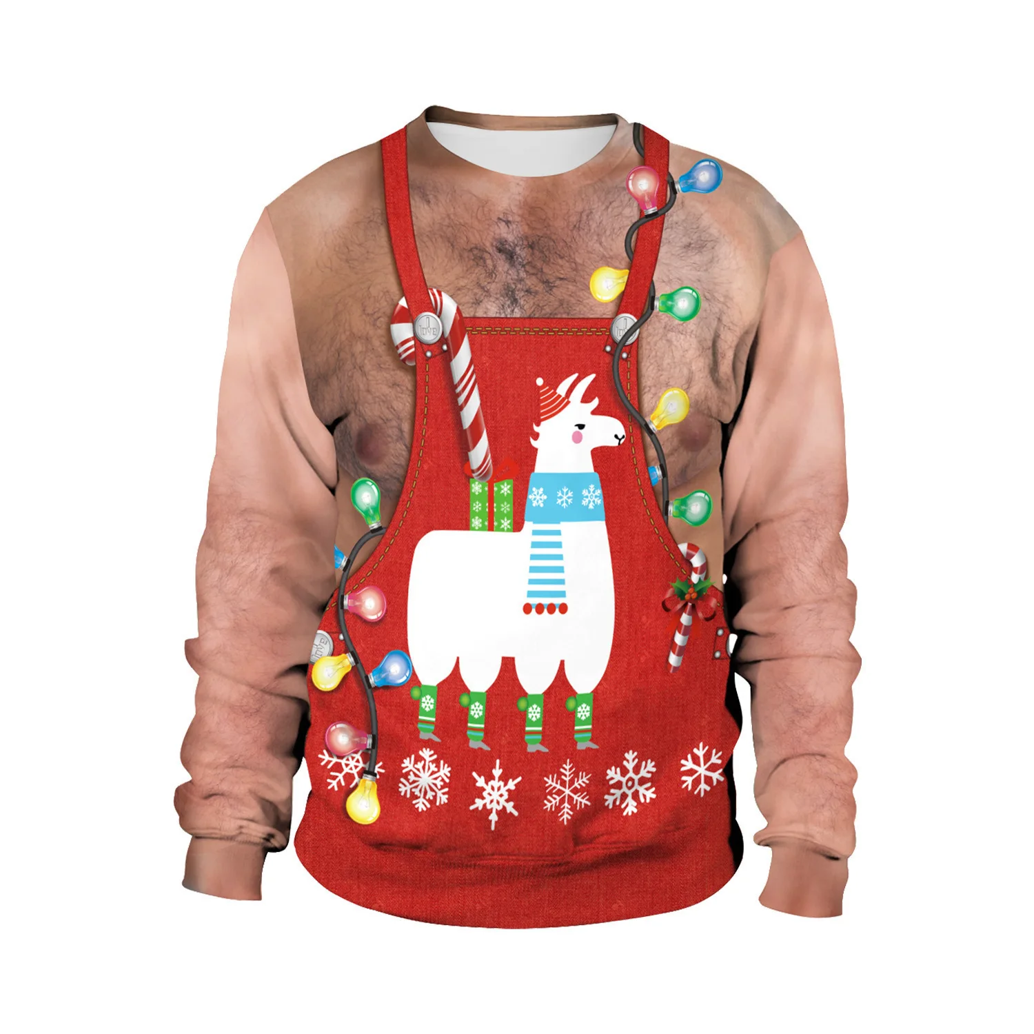 Hot Sale New Ugly Christmas Sweater Men Clothing Funny Xmas Sweatshirt Crew Neck Long Sleeve Pullovers Women 3d Printed Hoodies