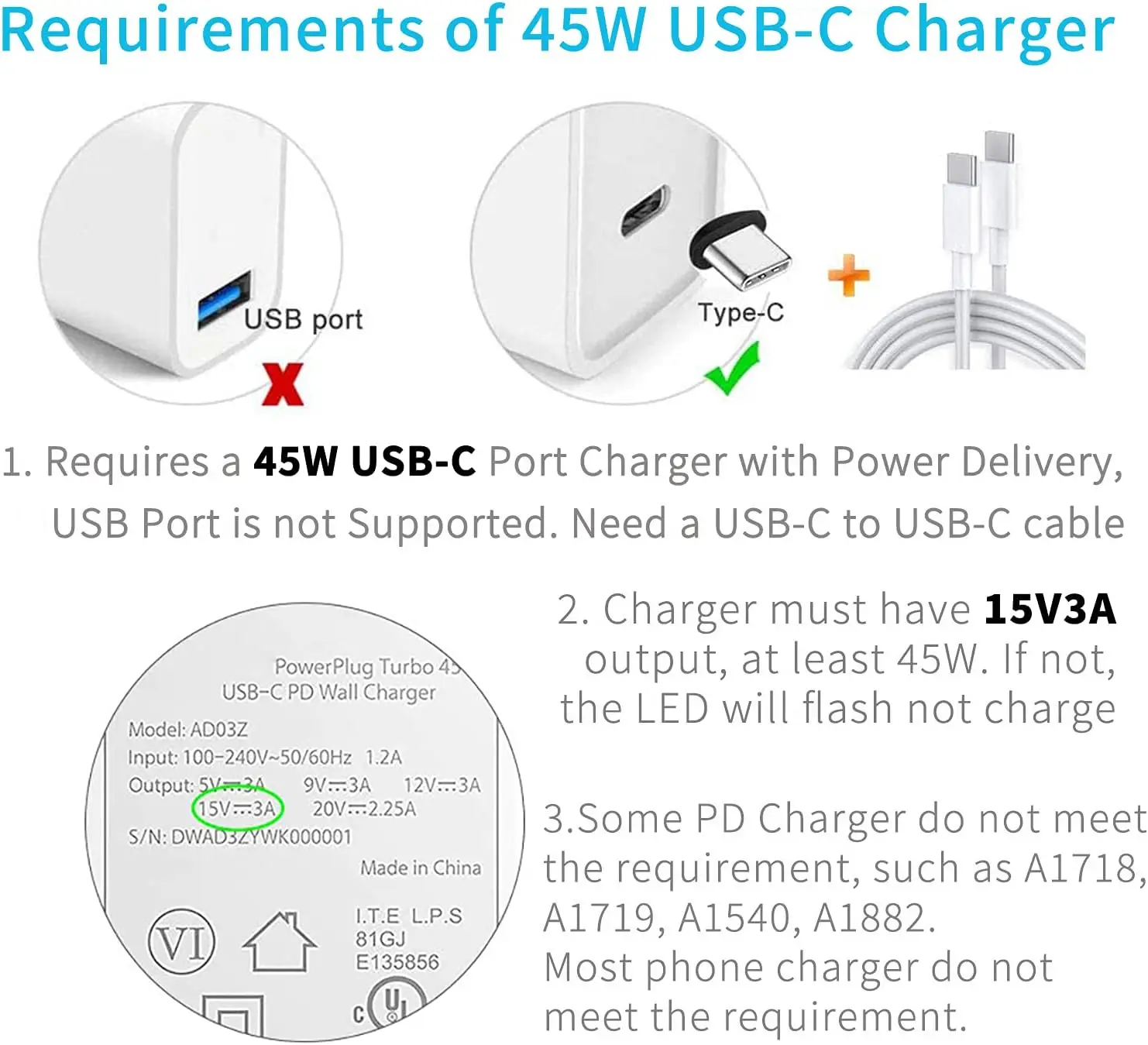 كابل carga superficie a USB C (hembra USB-C، 20 سم)، متوافق مع Microsoft Surface Pro 7/6/5/4/3 Go3/2/1 portátil 4/3/2/1