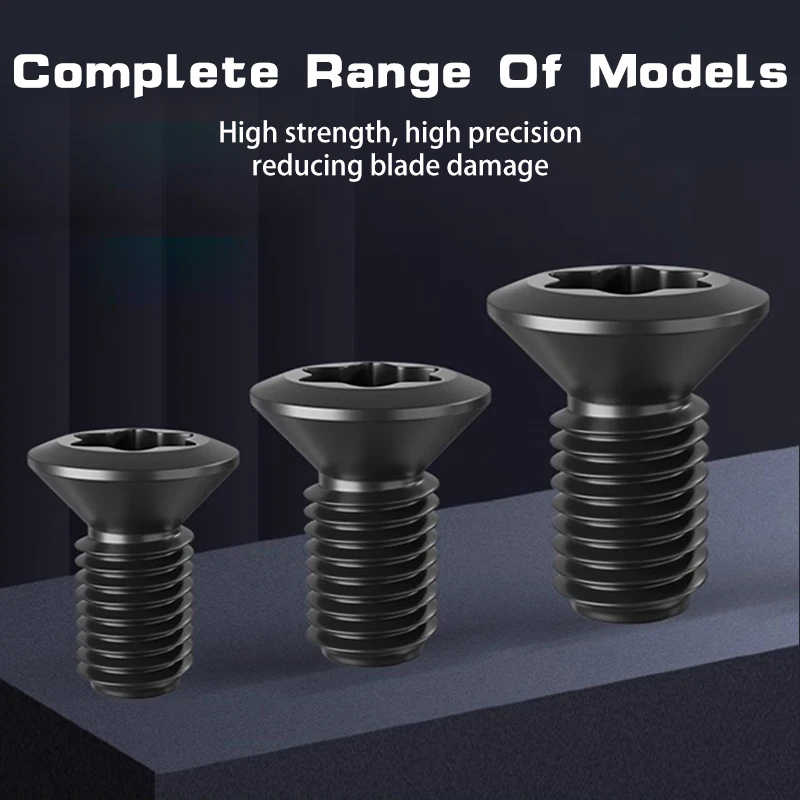 20 piezas M1 M2 M2.5 m3 M4 M4.5 M5 tornillo quincunx accesorios de herramientas CNC tornillo de cabeza de corte de varilla de destornillador