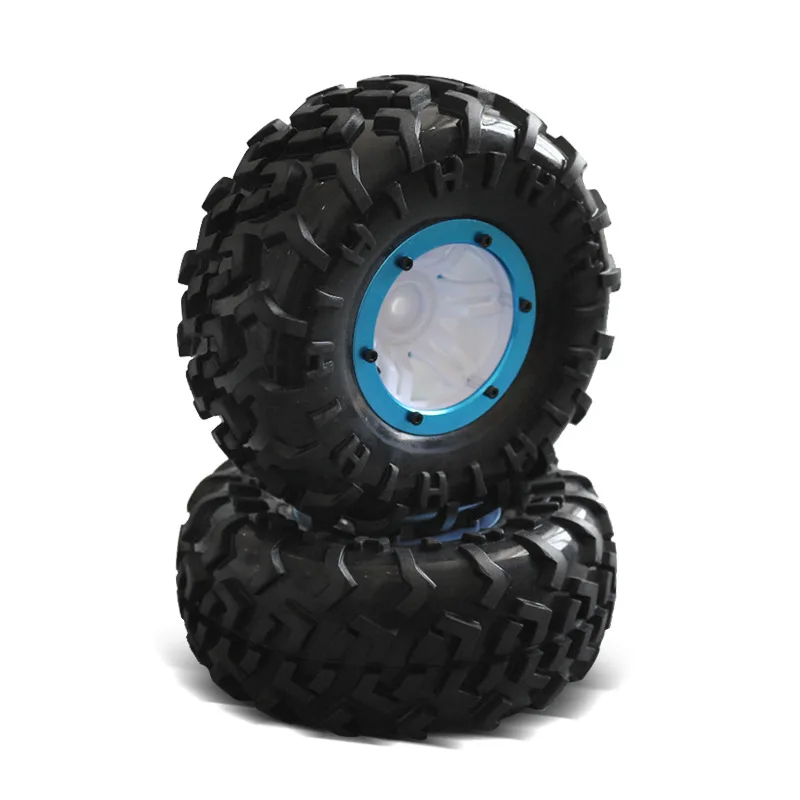 Austarhobby 1/10 Scale Toy Model Car Accessories - Inflatable Tire Set of 4 for HSP FeiShen TRAXXAS TAMIYA Big Foot Vehicles