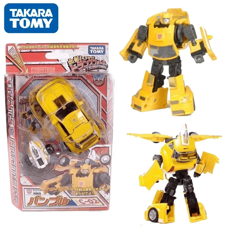 

In stock original TAKARA TOMY Transformers Japanese version C-02 Bumblebee PVC anime character action figure model toy