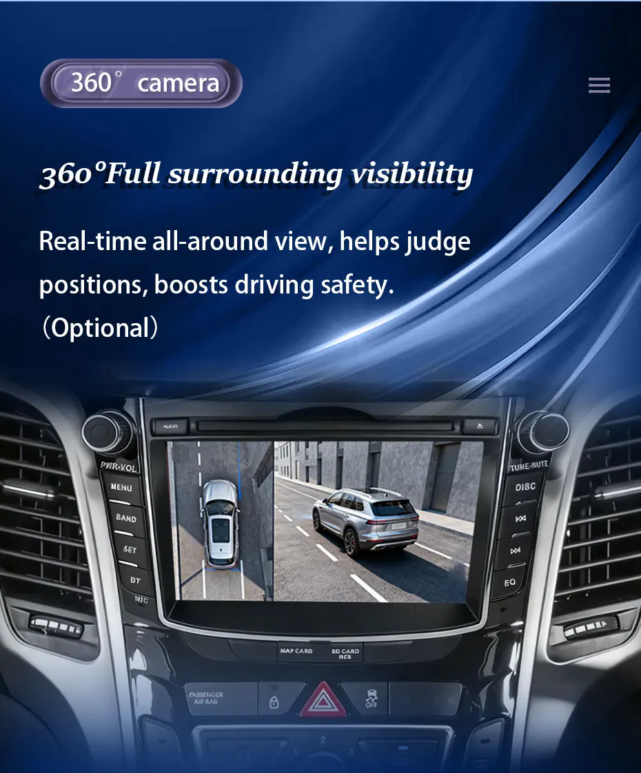 7 ''Android 16 für Hyundai I30 Elantra GT 2012 - 2017 Auto Radio Multimedia Player Drahtlose CarPlay Split Bildschirm DSP Stereo WiFi – Detail 15