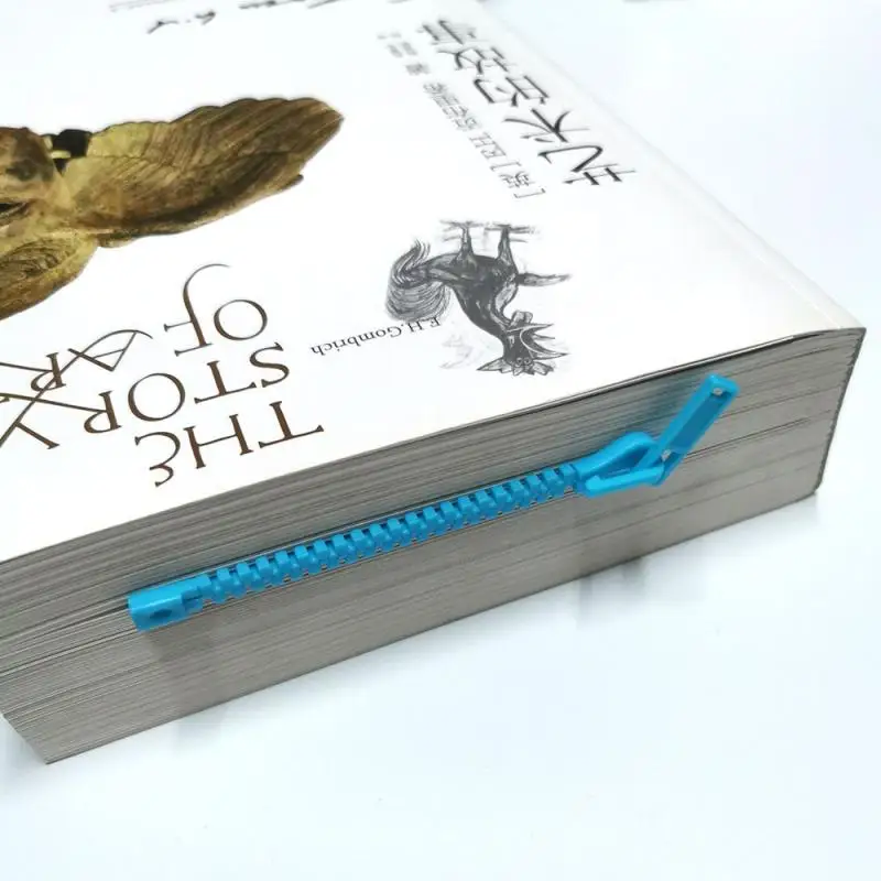 창의적인 지퍼 북마크 독서 메모 메모장 마킹, 학생 독서 책 페이징 폴더, 페이지 책 독서용, 학교 용품