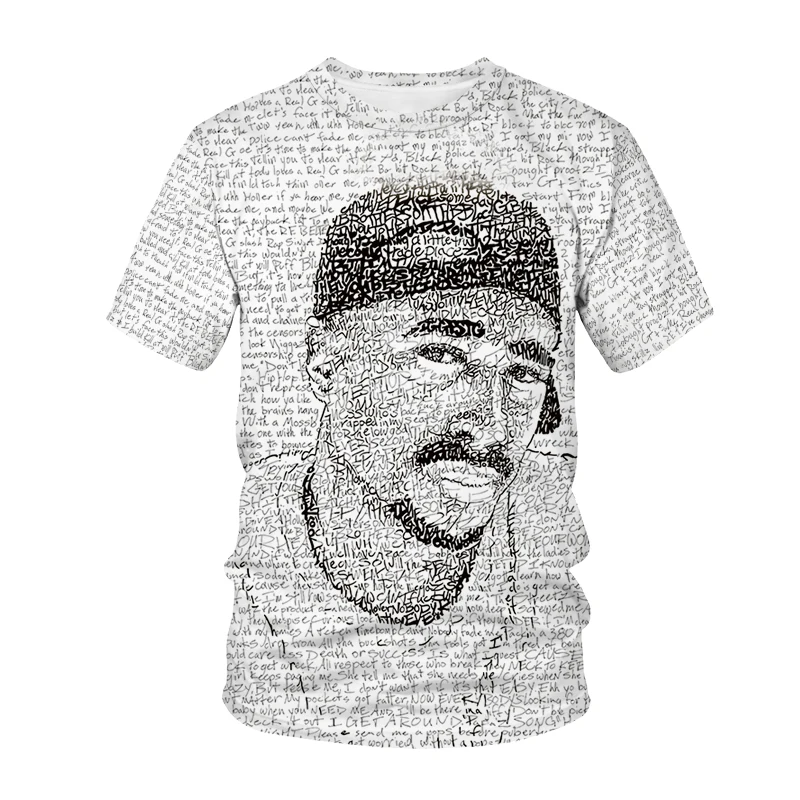 

Мужская футболка в стиле рэпера Тупака 2Pac, летняя модная повседневная футболка с коротким рукавом для стильных мужчин, одежда для пляжа и отдыха