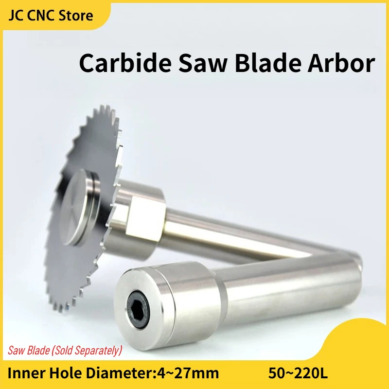 Saw Milling Cutter Slitting Saw Arbor Blade Holder CNC Slotting Machining Metal Cutting Tool Front Rear Lock 5 6 8 10 13mm