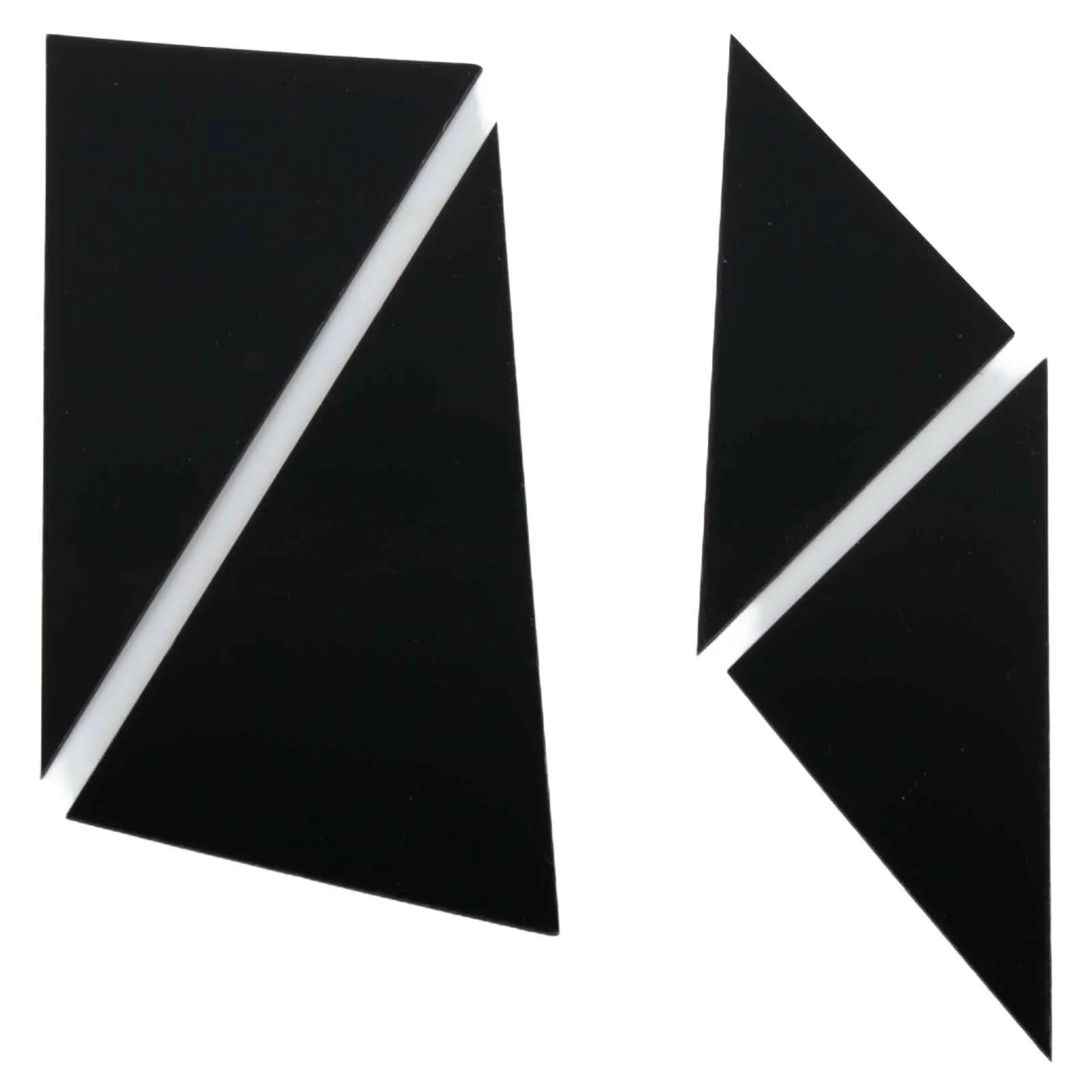 Car Modification Vehicle Restoration Glossy Black Pillar Posts Cover Car Decoration Door Trim Cover Brand New Condition