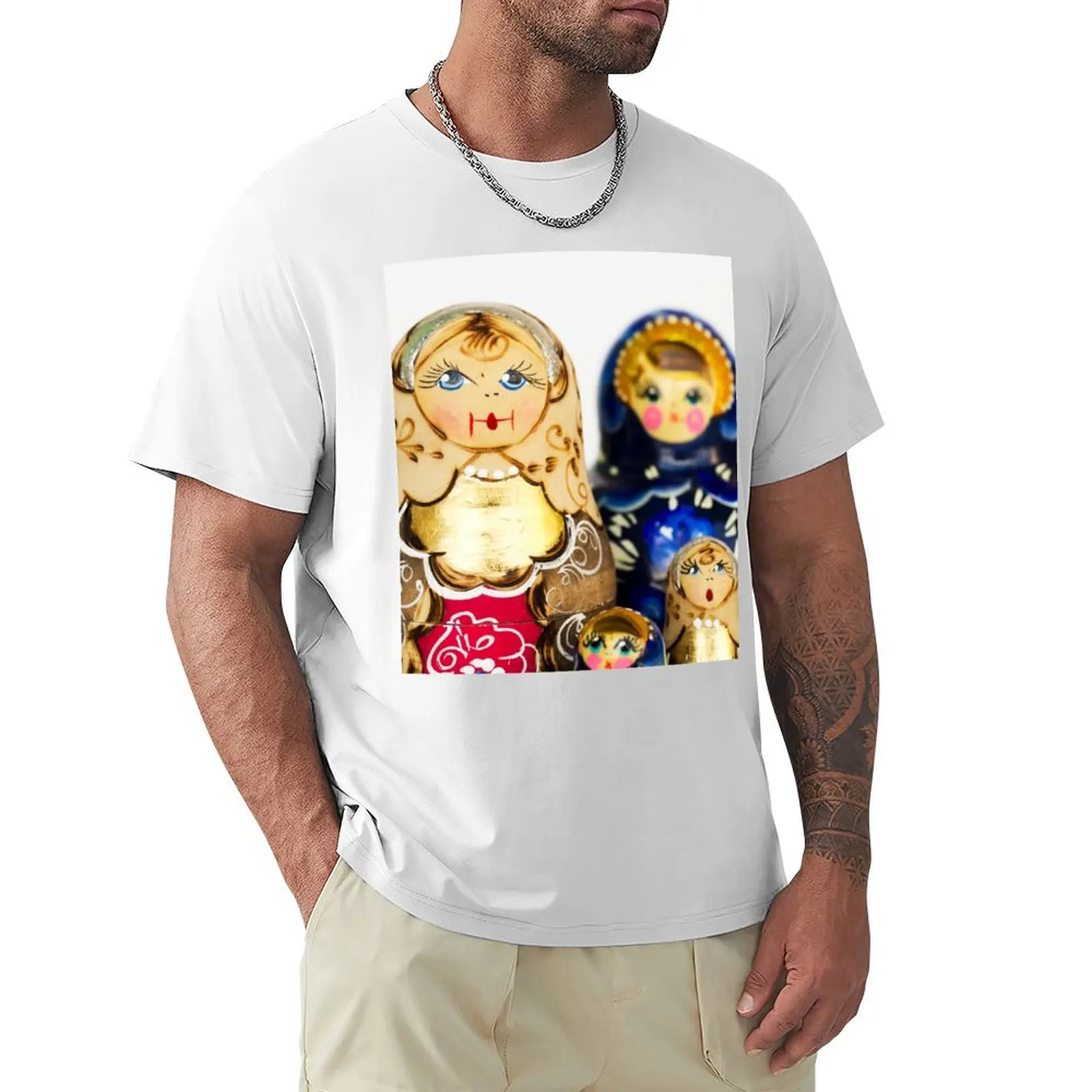 

Babushka nesting dolls T-Shirt Blouse customs graphics mens plain t shirts