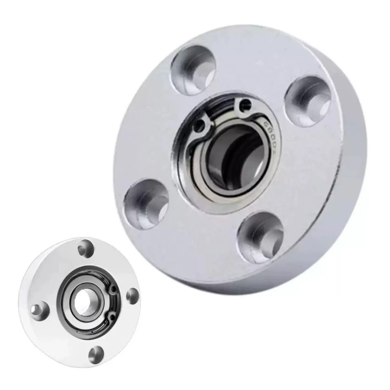 623ZZ/605ZZ/608ZZ aluminum alloy bearing seat assembly circular flange buckle ring single bearing fixing seat BFF23