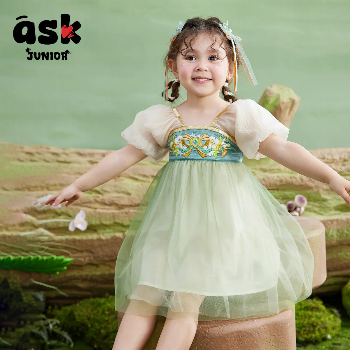 اسأل فتاة صغار تغيير تدريجي فستان الأميرة الصيني الجديد المطرز للأطفال hanfu #4