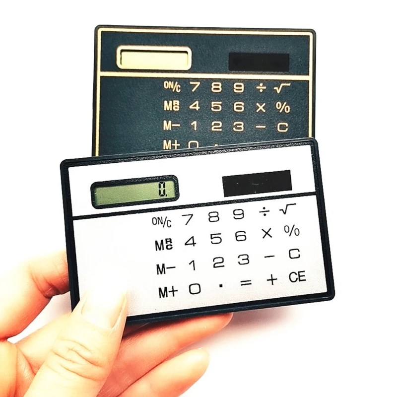 Small Basic Standard Calculator Solar Powered Calculator with 8 Digit Clearly Display and Sensitive Button for Business