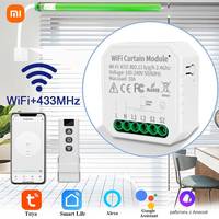 WiFi Smart Curtain Switch Controllers Roller Blinds Shutter Motor Smart Life APP Remote Control Alexa Home Voice