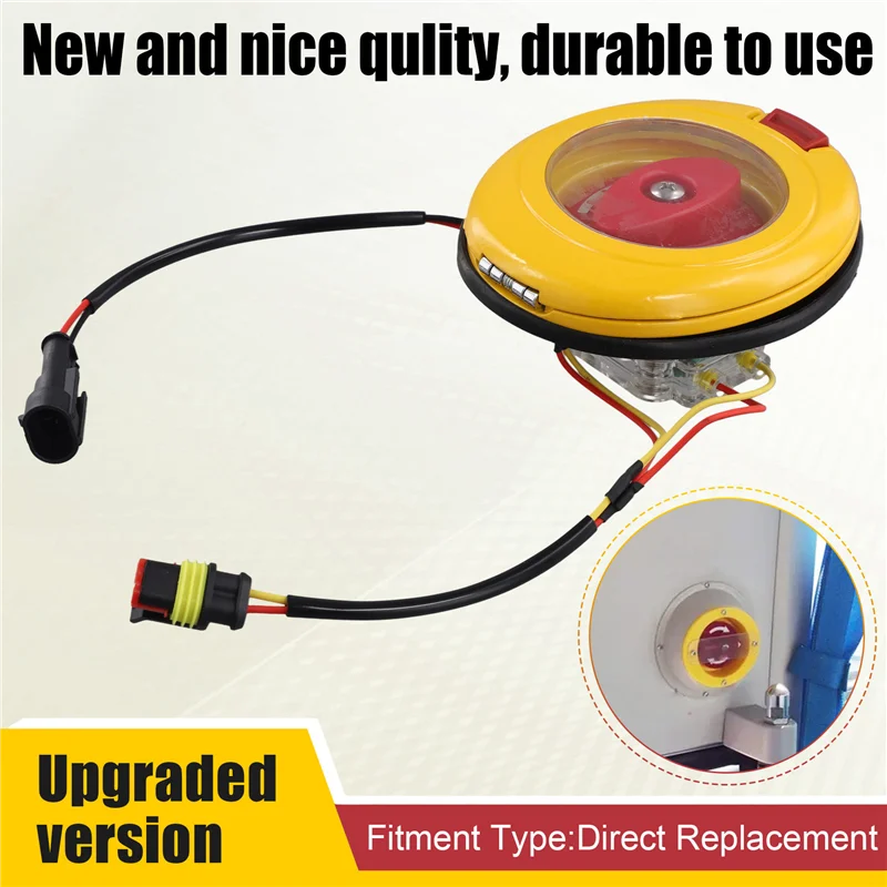 ABKQ-صمام الطوارئ البيضاوي لباب الركاب للحافلة 6100-02364,6100-064989