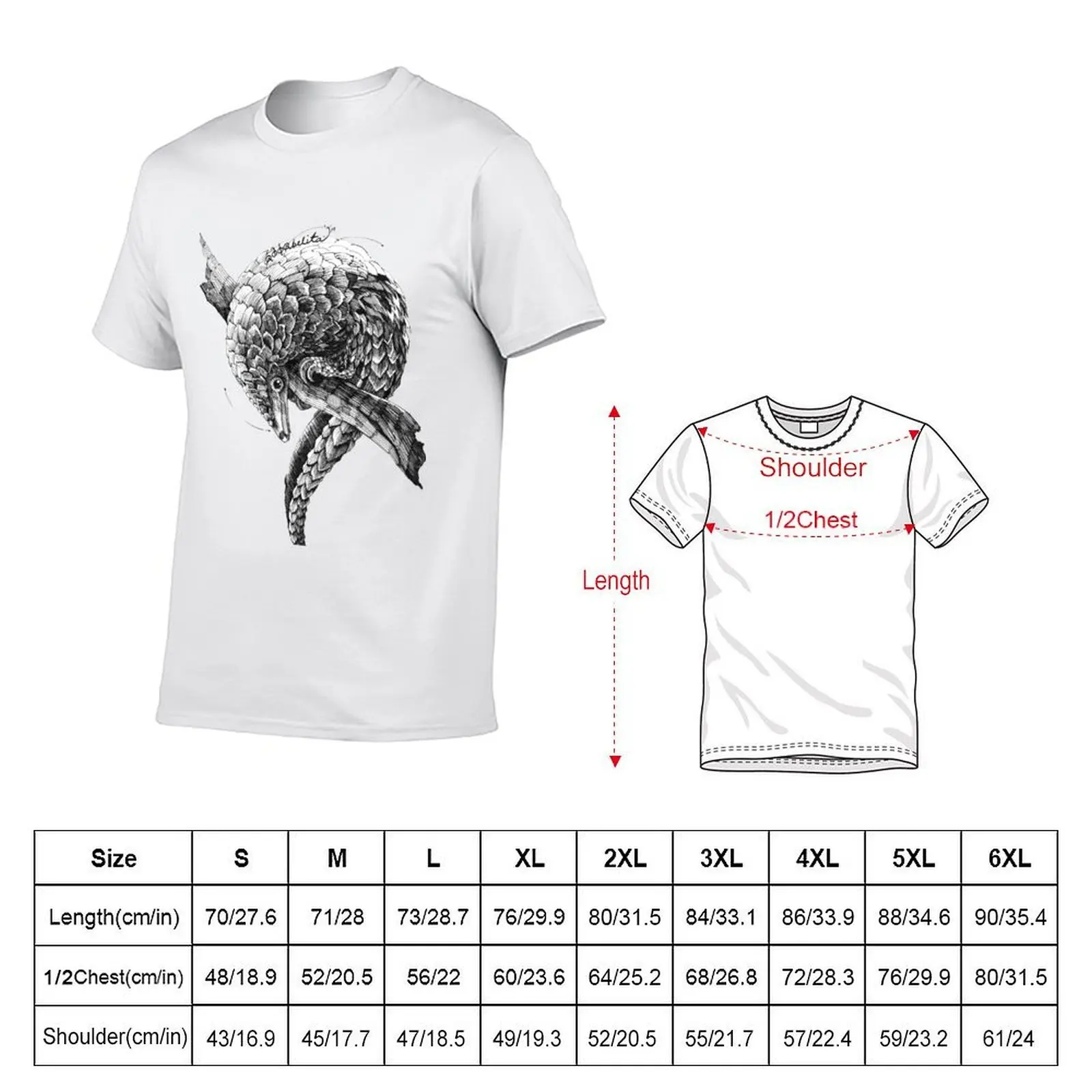 PANGOLIN T-Shirt oversized t shirt kawaii clothes mens shirts graphic tee