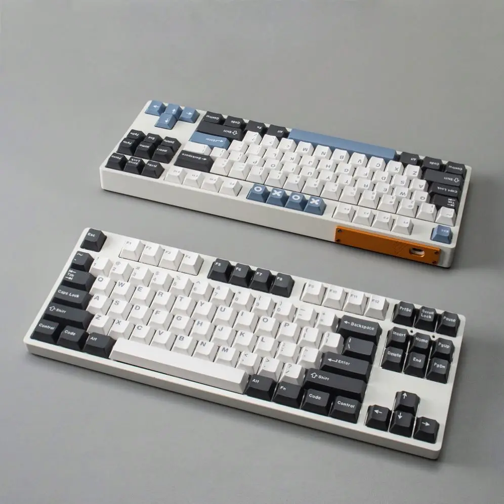 171 Keys Arctic Circle Keycaps with Two-color Molding Cherry MX Profile for Mechanical Keyboard