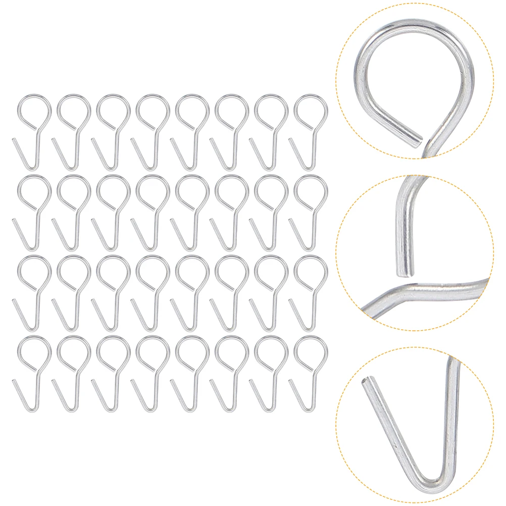 

50pcs for Car Seat Covers Camper Metal Installation Seat Cover Hanger Fixing Hardware Durable Reliable