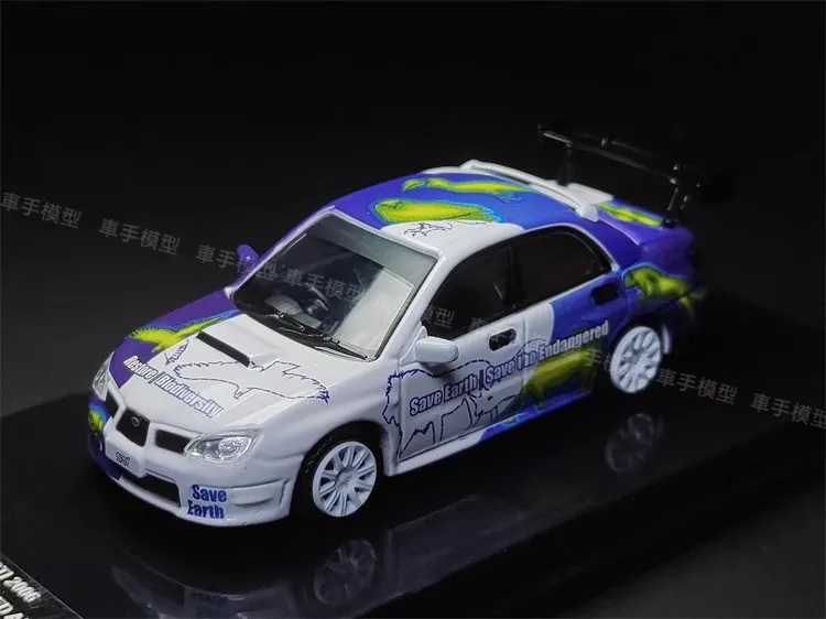 MC64 Impreza WRX STI 2006 save the earth-endangered animals Minicar 1 64 Scale