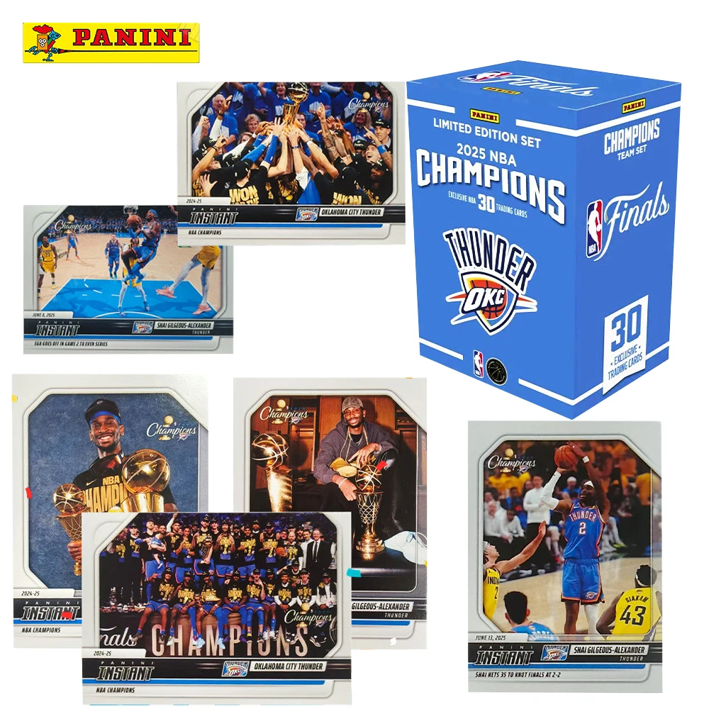 2025-panini-oklahoma-city-thunder-nba-champions-set-30-cards-limited-edition-basketball-team-collectible-trading-cards-gift