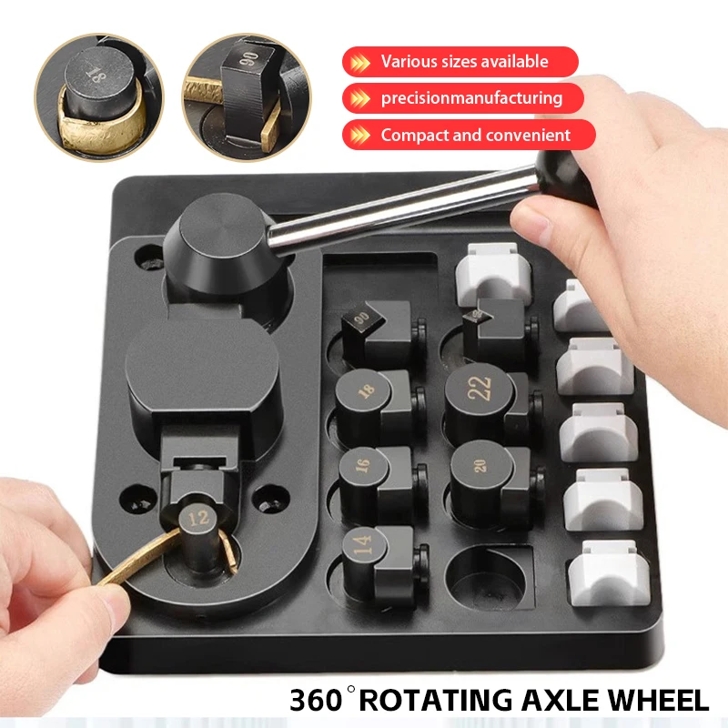 

Многофункциональный станок для гибки ювелирных колец, портативный ручной гибочный инструмент, настольный станок для формовки ювелирных изделий