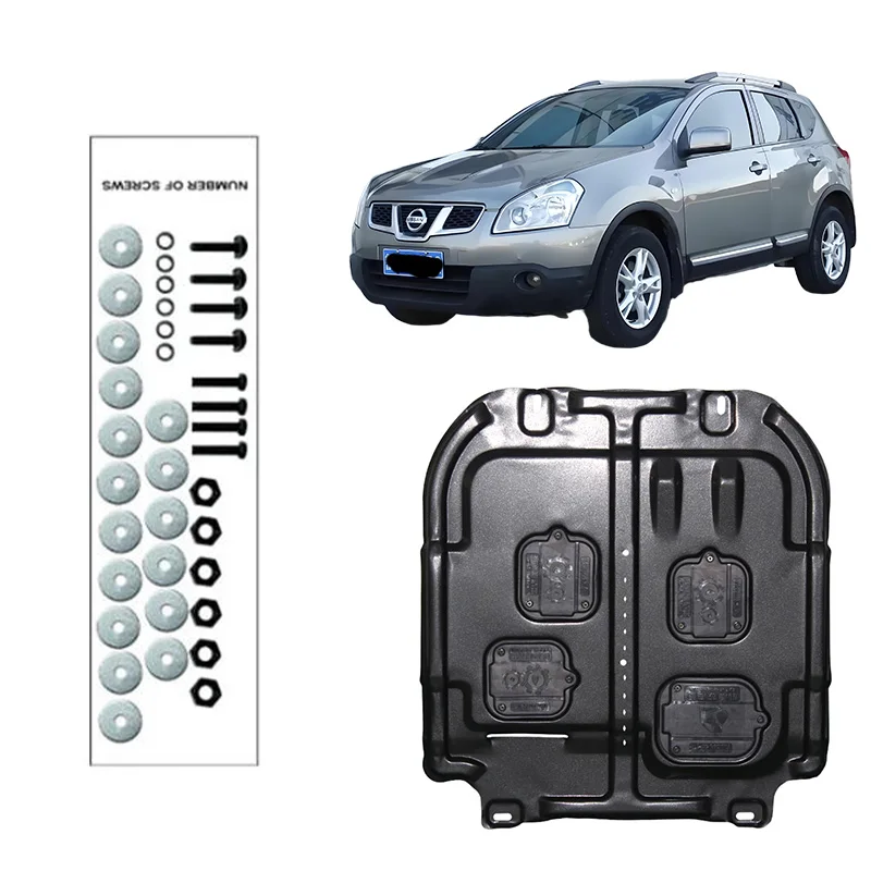 Exact Fit 3D Scanned Underbody Guard Engine Protection Plate Assurance For Nissan Rogue Sport 2008-2015 1.6L 20.L