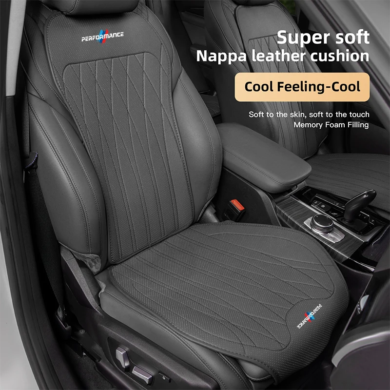 

Car Seat Cover Breathable Comfortable Fabric Front Rear Cushion For BMW Performance F25 F26 F15 F16 E90 E91 E92 E60 E84 G22 G32