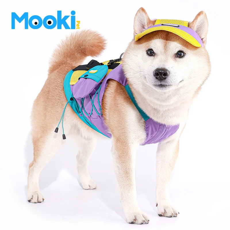 Mookipet Functional Purple Green Vest 2024 summer clothing Pet Cat dog Clothes for Puppy Small medium dog chihuahua yorkshire