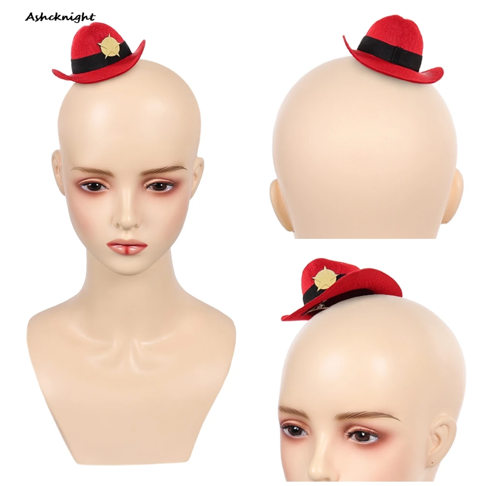 

2025 TV Hell Inn Angel Dust Small Hat Cosplay Accessories Costume Disguise Unisex Caps Halloween Fantasia Clothes Carnival Props