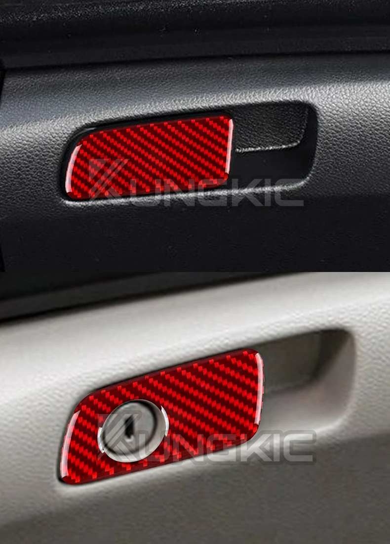 Echter, weicher Carbonfaser-Aufkleber für Honda Accord 2013 2014 2015 2016 2017 LHD, Zubehör für den Schalterrahmen der Handschuhbox. – Detail 10