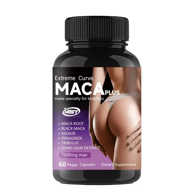 60 كبسولة مكملات تكبير الورك والثدي تزيد من المنحنيات الطبيعية وتوفر تعزيز الطاقة الإضافية #1