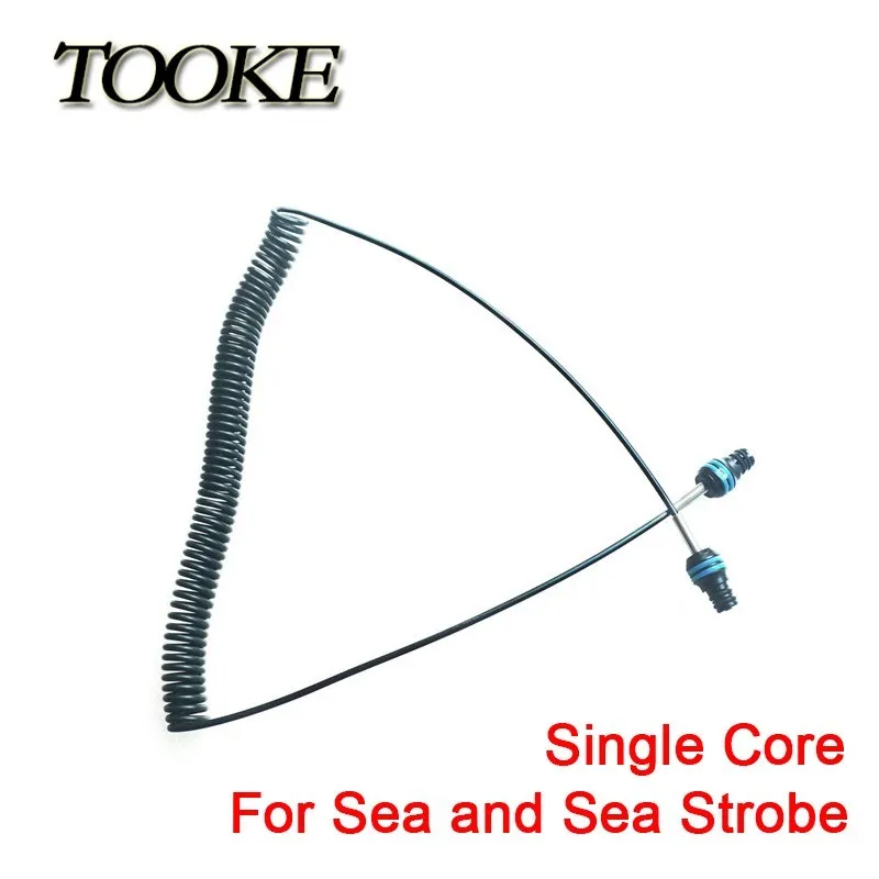 TOOKE Scuba Diving Fiber Optic Cable For SEA&SEA YS-01 YS-D2 YS-D2J YS-D3  Strobe Diving Waterproof Housing Case Lighting