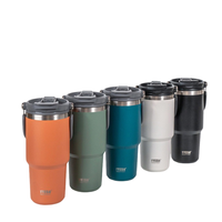 750ML Stainless Steel Coffee Cup Cold And Hot Double-layer Insulated Cup Tumbler Thermo Water Bottle Car Travel Mug