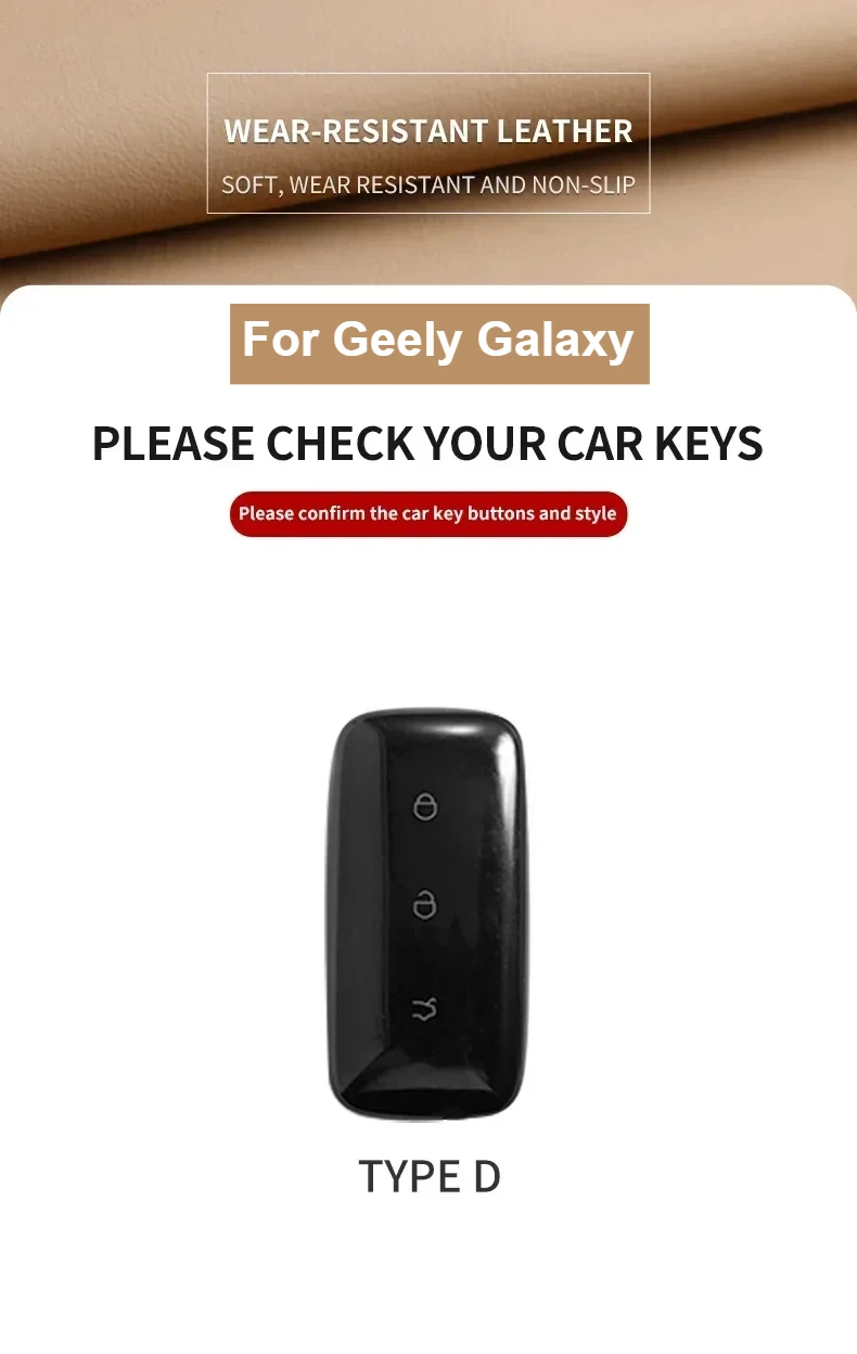 Car Key Case Cover for Geely Galaxy L7 Keycase 24 L6 MAX 1.5T Plus AIR PRO Galaxy L7max E8 E5 Original Car Key Protection Shell