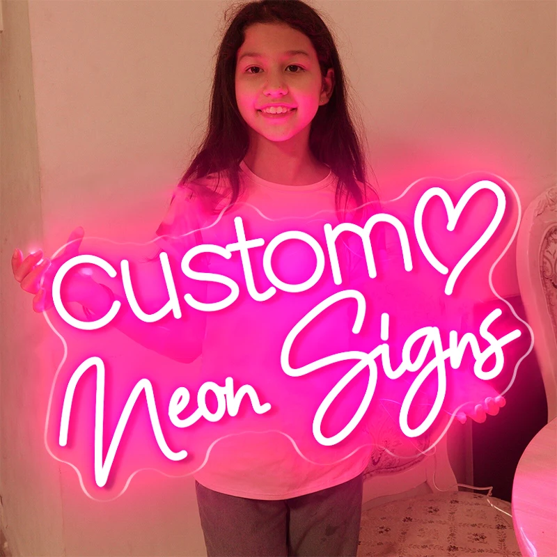 sinais de neon personalizados para casamento e festa de aniversario custom neon name signs outdoor and indoor use dropshipping 01