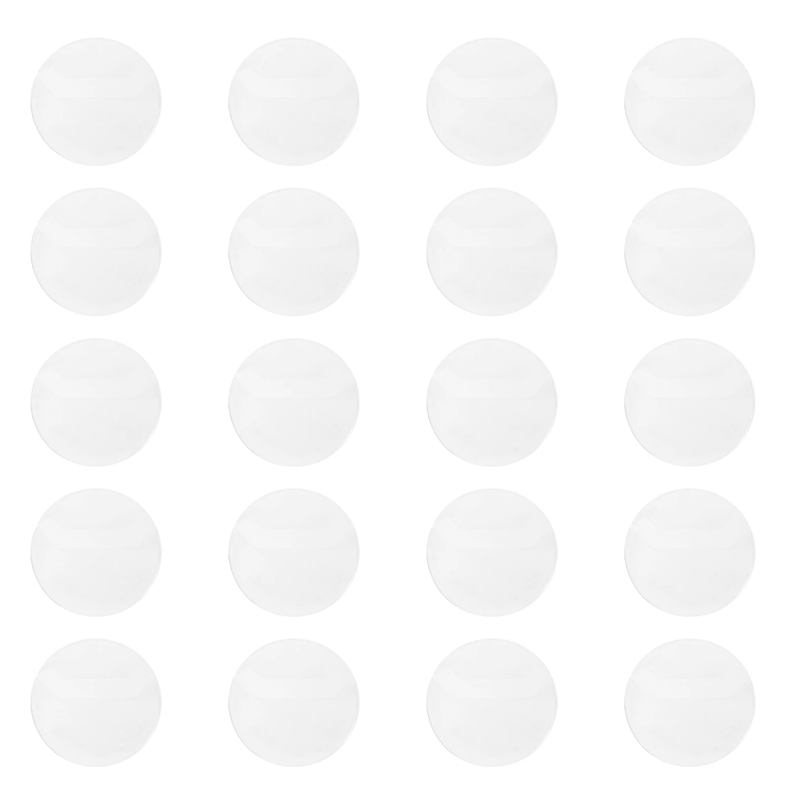 

20 Pcs Badge Case Medal Display Coin Holder Collecting Cover Protective Pvc Coins