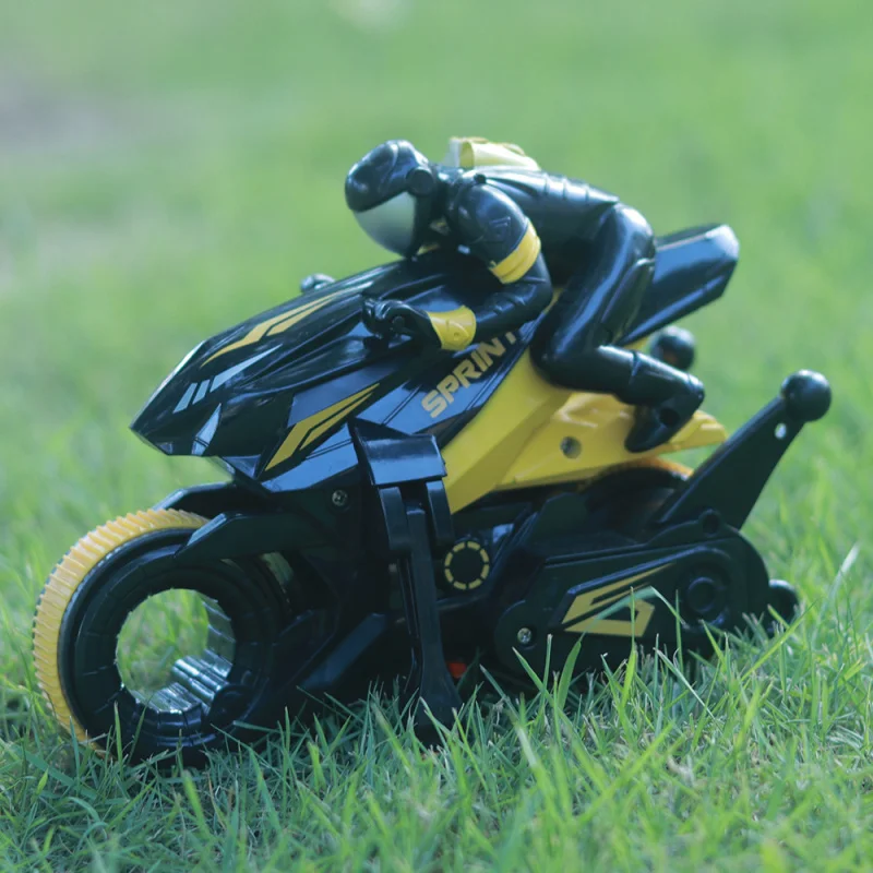 Y09 High Speed Remote Control Stunt Motorcycle - 360° Rotation Drift RC Motorbike with 2.4GHz, 45mins Runtime for Kids