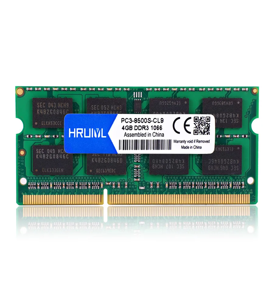 2gb 4gb DDDR3 1066 pc3-8500 sodimm laptop, ddr3 1066 Mhz 4gb pc3 8500 Tak-dimm notebook, pamięć ram ddr3 1066 mhz 4gb sdram