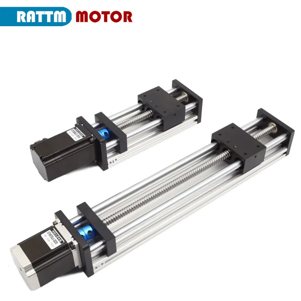 

Nema17 or Nema23 stepper motor electric linear guide ball screw linear slide module xy axis screw set 1204 1605 1610