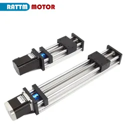 Nema17 o Nema23 motor paso a paso guía lineal eléctrica tornillo de bola módulo deslizante lineal juego de tornillos de eje xy 1204 1605 1610