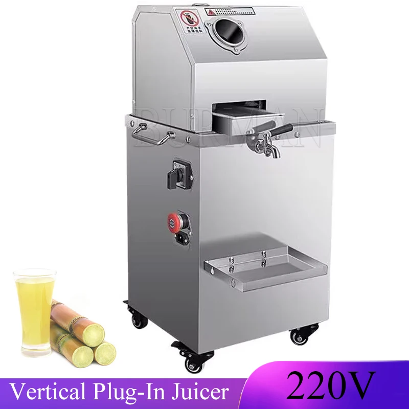 

Sugarcane Juicer Commercial Fully Automatic Sugarcane Machine Stainless Steel Small Stall Sugarcane Machine