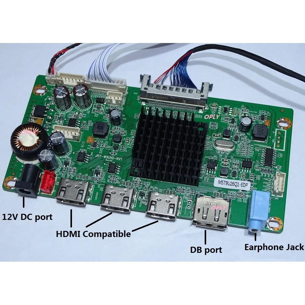 kit for LM270WR5-SSA1/SSB1/SSC1/SSD1 4K 2K DB port 3 HDMI-compatible EDP Controller board 3840X2160 Panel 27